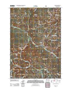 2011 Map of Granite, 2011 Print