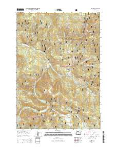 2014 Map of Granite, 2014 Print