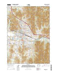2014 Map of Grants Pass, 2014 Print