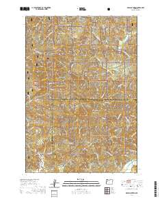 2020 Map of Grass Mountain, 2020 Print