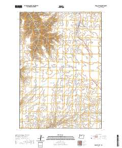 2020 Map of Grass Valley, 2020 Print