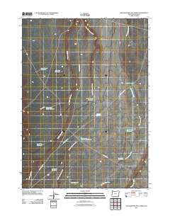 2011 Map of Grasshopper Flat North, 2011 Print