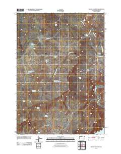 2011 Map of Grassy Mountain, 2011 Print