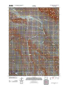 2011 Map of Grassy Ridge Well, 2011 Print