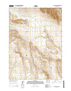 2014 Map of Grassy Ridge Well, 2014 Print