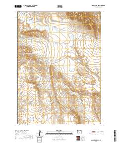 2020 Map of Grassy Ridge Well, 2020 Print