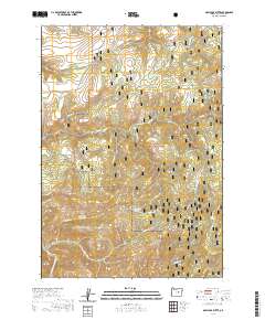 2020 Map of Graylock Butte, 2020 Print