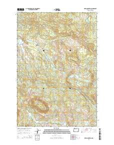 2014 Map of Green Mountain, 2014 Print