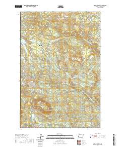 2020 Map of Green Mountain, 2020 Print