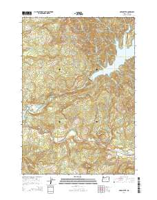 2014 Map of Green Peter, 2014 Print