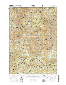 2014 Map of Greenhorn, 2014 Print