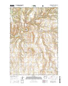 2014 Map of Greenwood Butte, 2014 Print