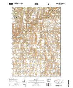 2020 Map of Greenwood Butte, 2020 Print