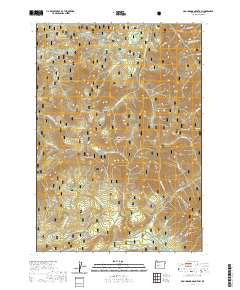 2020 Map of Groundhog Mountain, 2020 Print