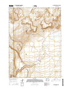 2014 Map of Guano Reservoir, 2014 Print