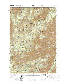 2014 Map of Gumboot Butte, 2014 Print