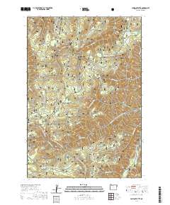 2020 Map of Gumboot Butte, 2020 Print