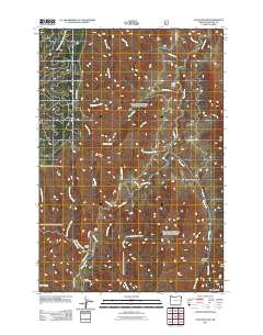 2011 Map of Haas Hollow, 2011 Print