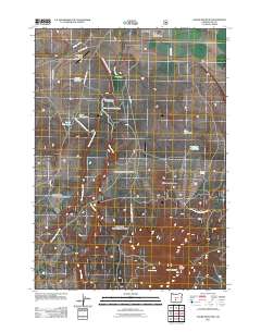 2011 Map of Hager Mountain, 2011 Print