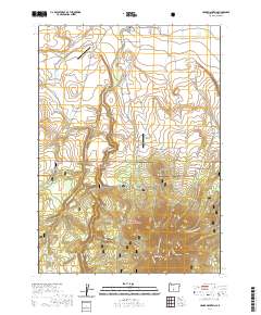 2020 Map of Hager Mountain, 2020 Print