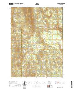 2020 Map of Hamelton Butte, 2020 Print