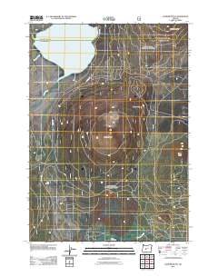 2011 Map of Hamner Butte, 2011 Print