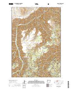 2020 Map of Harl Butte, 2020 Print