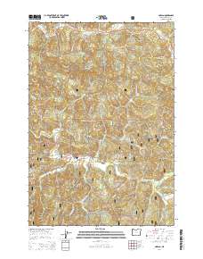 2014 Map of Harlan, 2014 Print