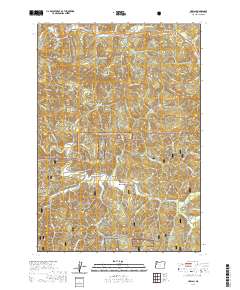 2020 Map of Harlan, 2020 Print