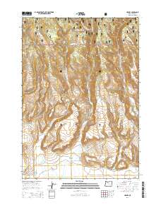2014 Map of Harney, 2014 Print
