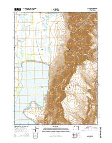 2014 Map of Hart Lake, 2014 Print