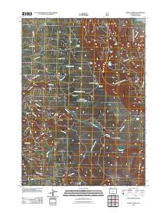 2011 Map of Harvey Creek, 2011 Print