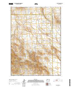 2020 Map of Hat Butte, 2020 Print