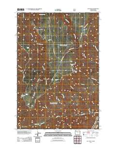 2011 Map of Hat Point, 2011 Print