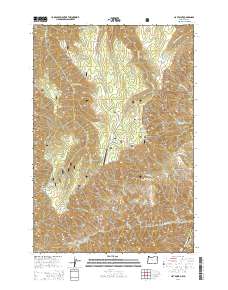 2014 Map of Hat Point, 2014 Print