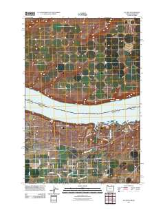 2011 Map of Hat Rock, 2011 Print