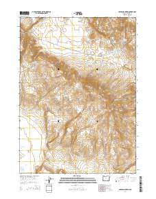 2014 Map of Hawks Mountain, 2014 Print