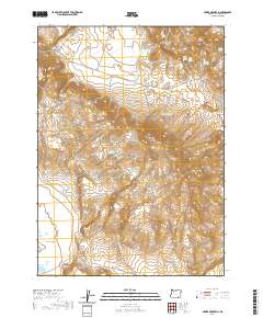 2020 Map of Hawks Mountain, 2020 Print