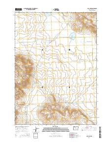 2014 Map of Hay Lake, 2014 Print