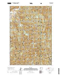 2020 Map of Hebo, 2020 Print