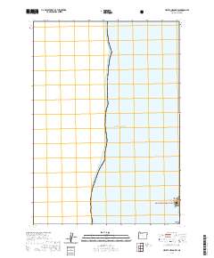 2020 Map of Heceta Head OE W, 2020 Print