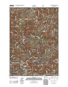 2011 Map of Hellion Rapids, 2011 Print