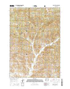 2014 Map of Hensley Butte, 2014 Print