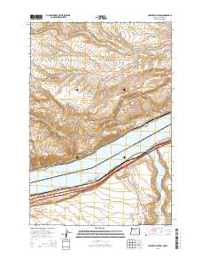 2014 Map of Heppner Junction, 2014 Print