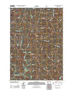 2011 Map of Herman Creek, 2011 Print