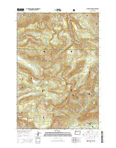 2014 Map of Hickman Butte, 2014 Print