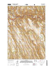2014 Map of Hilgard, 2014 Print