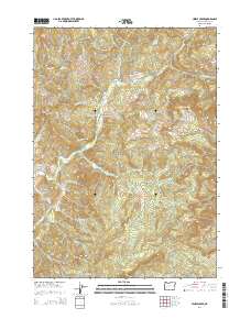 2014 Map of Hinkle Creek, 2014 Print