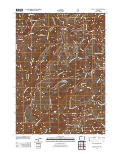 2011 Map of Hobson Horn, 2011 Print