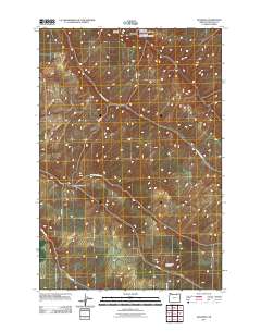 2011 Map of Holdman, 2011 Print